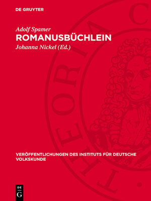 cover image of Romanusbüchlein